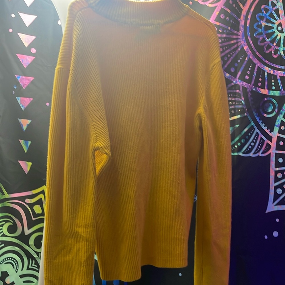 Yellow pull&beae turtle neck sweater